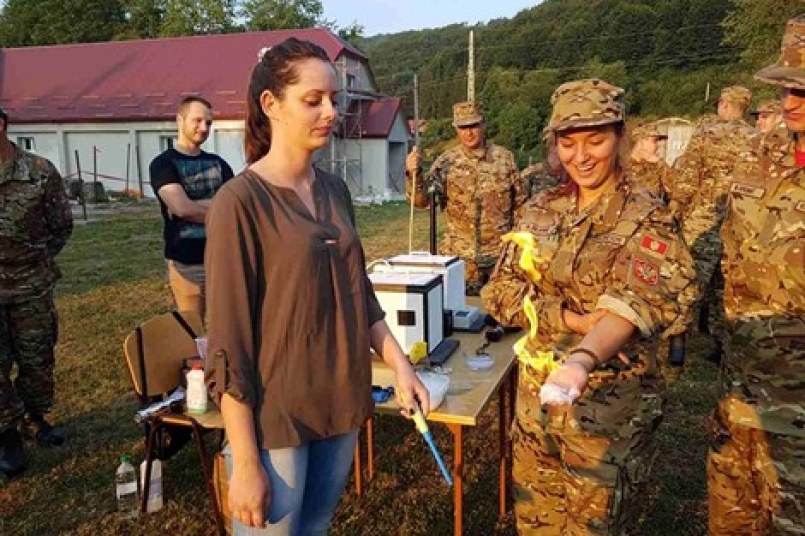 PRONA posjetila polaznike Ljetnjeg vojnog kampa za mlade 2017