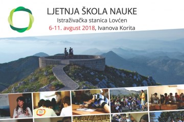 Program XI Ljetnje škole nauke, Istraživačka stanica ,,Lovćen”, 6-11. avgust 2018.